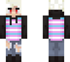 white haired trans boy
