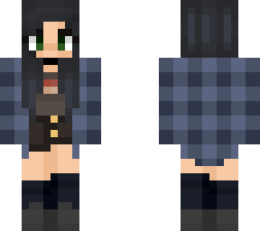 addie - outfit blue plaid