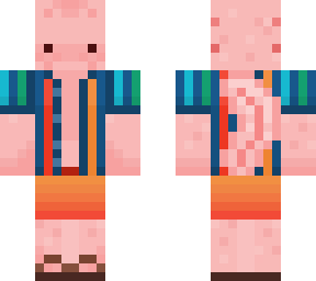 axolotl in beach clothes