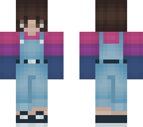 bi flag jumper - with dungarees