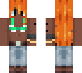 black girl anime charater | Minecraft Skin