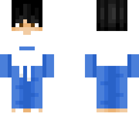 black haired boy in cute outfit