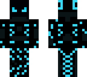 blue and black