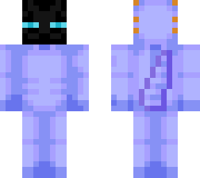 blue axolotl onesie enderman