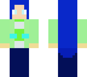 blue girl