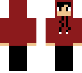 boy with red hoodie