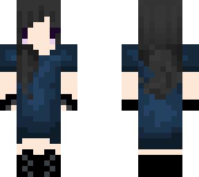chibi goth casual with gloves better
