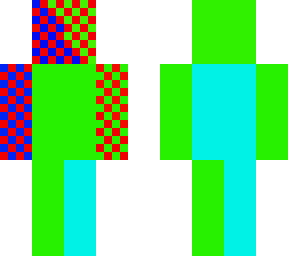 colour checkerboard.