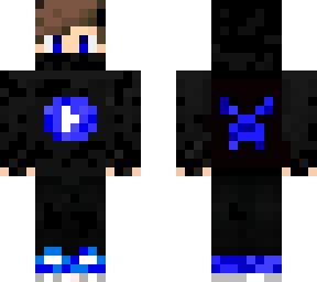 cool blue gamer boy
