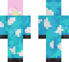 cotton candy cow onesie