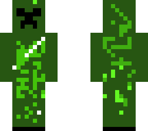 creeper skin with no shoulders or hands
