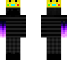 emo pruple fire hand with crown
