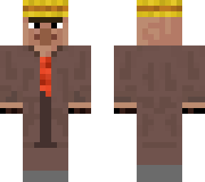 farmer with tie and gloves