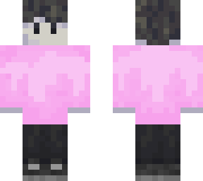 ghostbur pink sweater