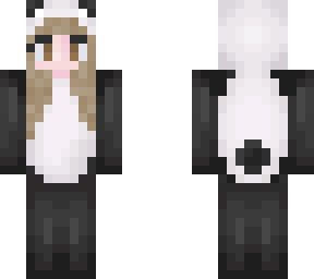 girl in panda onesie