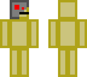 golden slime guy (gaming)(cyborg headpiece)