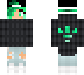 green hair girl