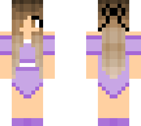 gymnast girl purple litard