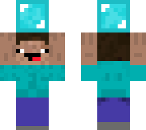 improved steve holding diamond block