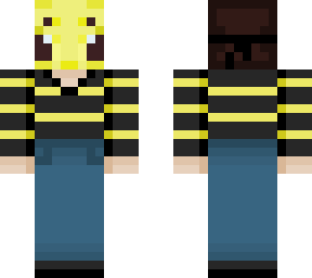 male bee mask retexture