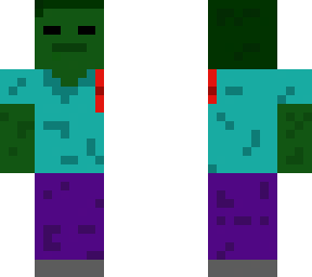 mincraft zombie with no arm