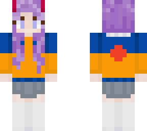 minx w/ a naruto jacket and horns