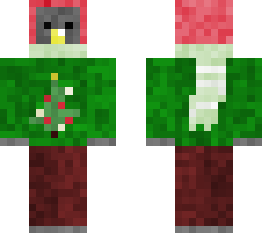 owl in ugly christmas sweater