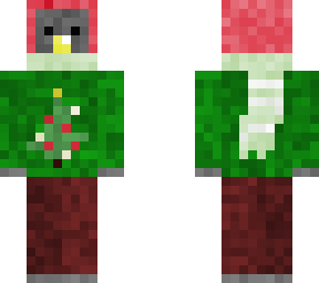owl in ugly christmas sweater