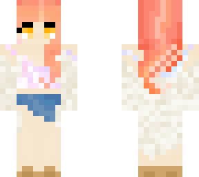 peach casual w/ cardigan