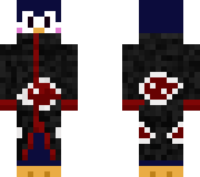 pinguino akatsuki con ojos grandes