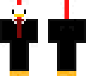 pollo con traje