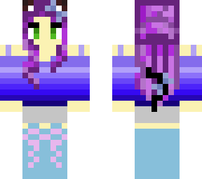 purple cat girl