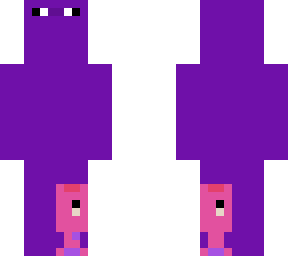 purple funny man