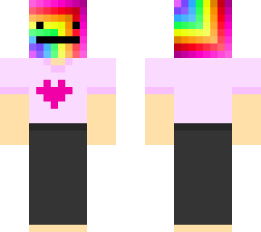 rainbow head