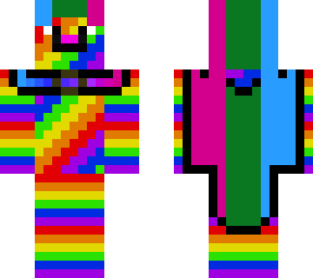rainbow poly pride cat