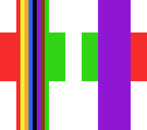 rainbow skin