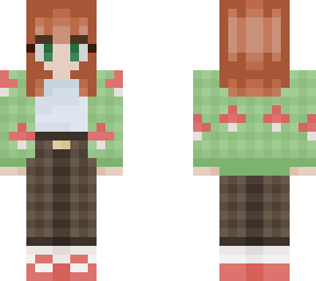 redhead mushroom girl