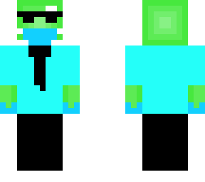 slime boi with a mask