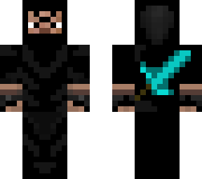 steave ninja with diamond sword