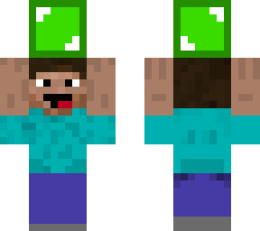 steve holding emerald