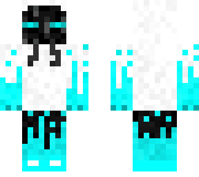 teal hooded enderman