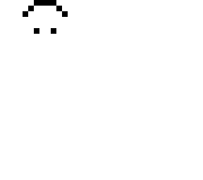 the man with upsait down face