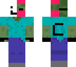 this zombie is a noob super cool pro ninja king stop atcion hero cute wried guy!