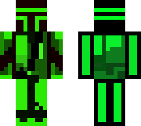 toxic green mandalorian