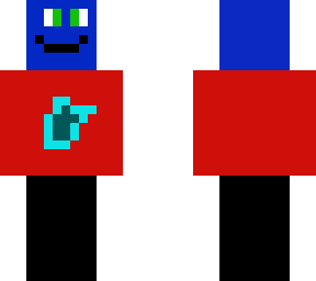 weird blue man