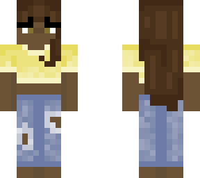 yellow aesthetic girl with buns