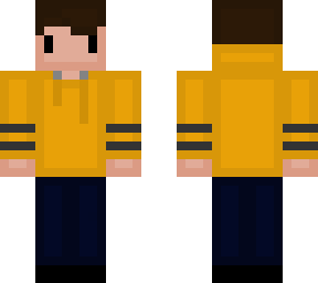yellow hoodie kid