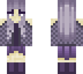 almost all purple girl