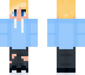 blond blue guy