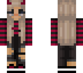 blonde devil girl